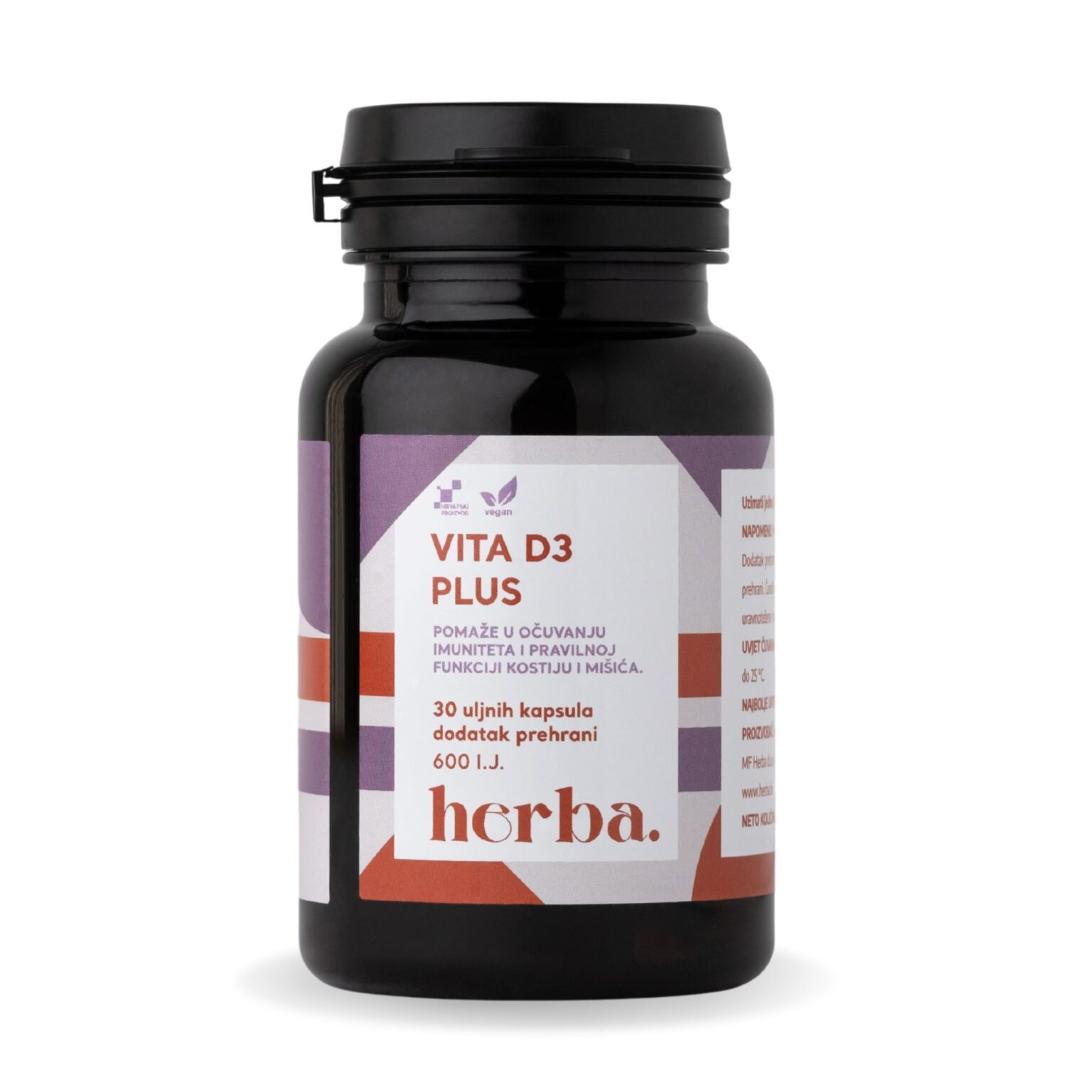 VITA D3 PLUS, uljne kapsule